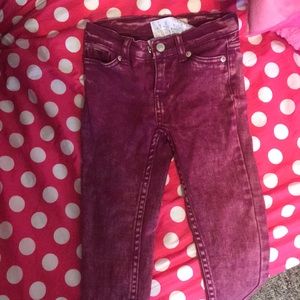 Stonewashed pink Levi